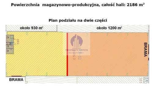 Bielany magazyn 930m2