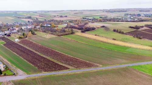 Działka budowlana Woźniki 1379m2
