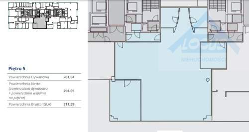 Rondo Daszyńskiego 262 m2 biuro