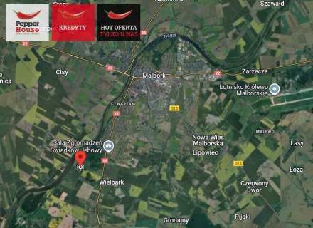 Zamieszkaj 3 km od Malborka, 3 min. Od rzeki Nogat