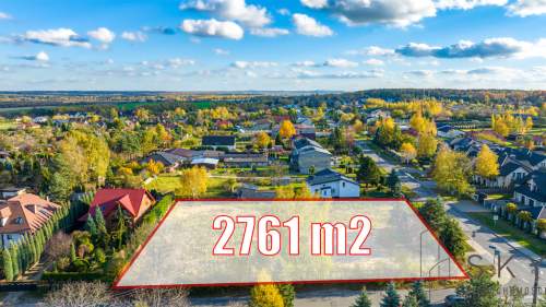 Działka budowlana 2761 m2 w doskonałej lokalizacji