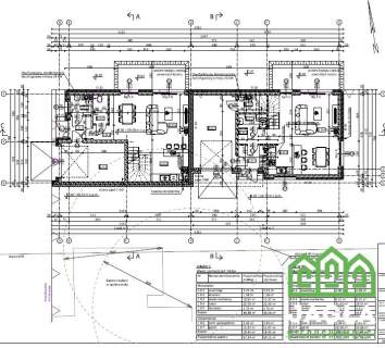 Dom developerski Miedzyń 136/420m2 bliźniak 12.25r