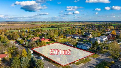 Działka budowlana 2761 m2 w doskonałej lokalizacji
