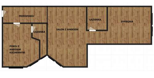 2pokojowe mieszkanie i kawalerka/pow. całk.72,60m2