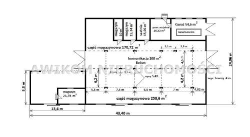 Magazyn na sprzedaż, 27500 m2, Kowiesy