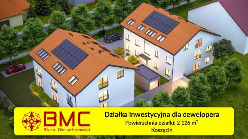 Koszęcin działka inwestycyjna MW dla dewelopera