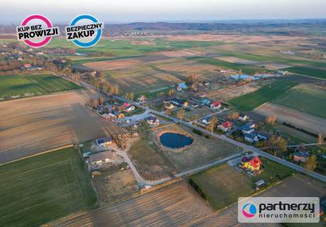 Działka budowlana uzbrojona 1000 m2 k. Trąbek