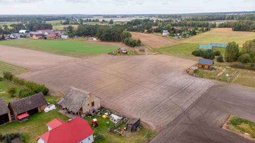 Działka rekreacyjna Pawełki 1228m2 Las Cisza