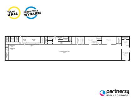HALA 2385M2 PLAC ok 6400m2 WYSOKOŚĆ 5,7m