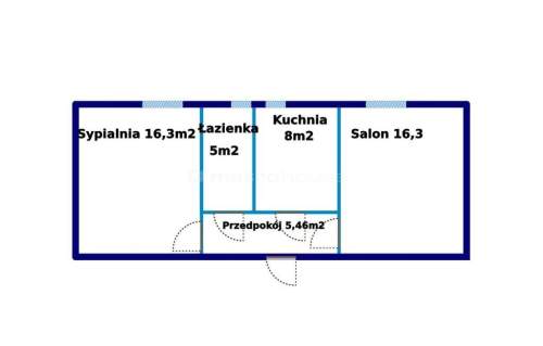 Mieszkanie 2 pok.ul.Szczecińska 51m2 w Słupsku.