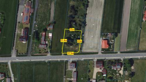 Działka budowlana Woźniki Dyrdy 1699m2