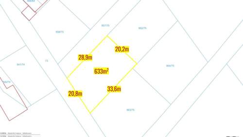 Działka budowlana Lubsza 633m2 woda