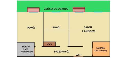 Mieszkanie na sprzedaż, 64,54 m2, Borne Sulinowo