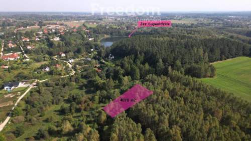 Działka budowlana z warunkami zabudowy Ługwałd