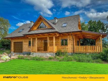 Piękny i duży dom z bali 206m 4 pokoje