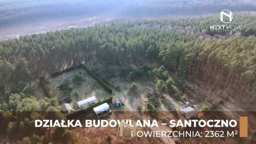 Działka budowlana na sprzedaż, 2362 m2, Santoczno