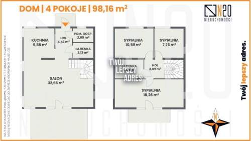 Dom wolnostąjący, 4 pok., 4 ar działka- Pisary
