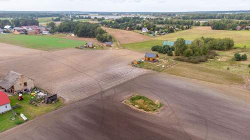 Działka rekreacyjna Pawełki 1228m2 Las Cisza