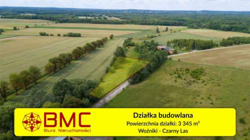 Działka budowlana Woźniki, Czarny Las