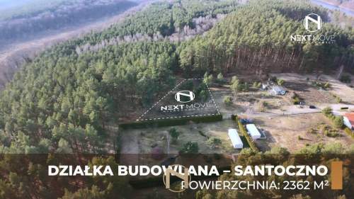 Działka budowlana na sprzedaż, 2362 m2, Santoczno