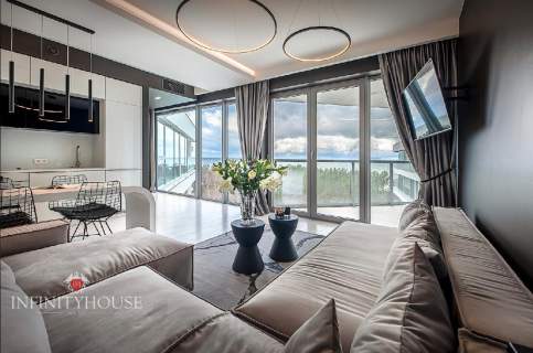 Frontowy widok na morze - Dune Resort Mielno
