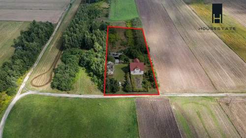 DOM POŚRÓD PÓL DZIAŁKA 5450M2