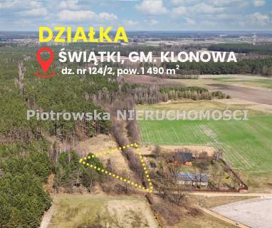 Działka budowlana na sprzedaż, 1490 m2, Świątki