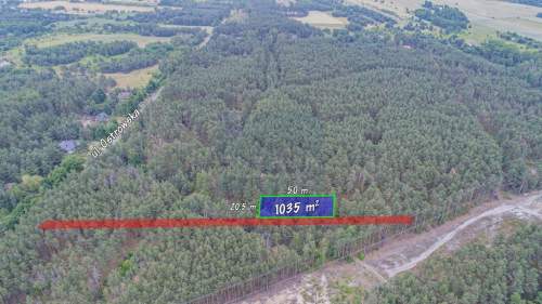 Działki budowlane Przybynów gmina Żarki
