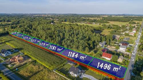 Działka pod budowe domu 1174 m2