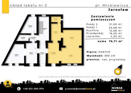 Jarosław, Mickiewicza lokal NR 2 inwestycyjny na sprzedaż