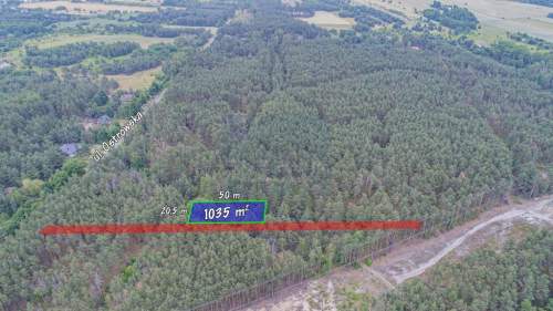 Działki budowlane Przybynów gmina Żarki