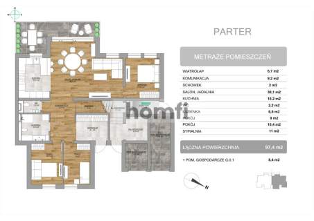 Nowy apartament - parter, 3 sypialnie, ogród