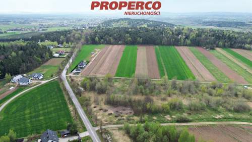 Działka 1306m2, Oblęgorek, gm. Strawczyn media 