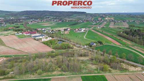 Działka 1306m2, Oblęgorek, gm. Strawczyn media 