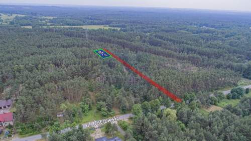 Działki budowlane Przybynów gmina Żarki