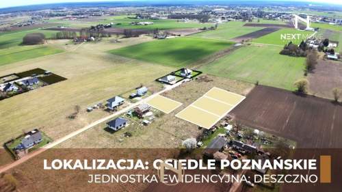 Działka budowlana na sprzedaż, 893 m2, Osiedle Poznańskie