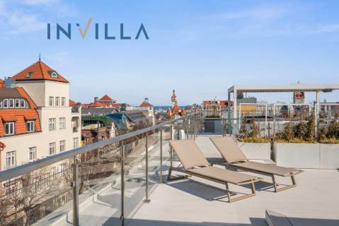 Apartament Premium z tarasem na dachu i widokiem