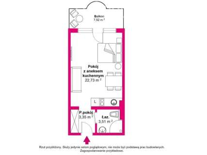Apartament 29.59m2 blisko morza w Świnoujściu