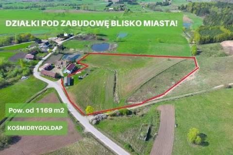 DZIAŁKI POD ZABUDOWĘ BLISKO MIASTA