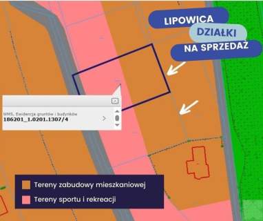 Lipowica widokowa działka budowlana