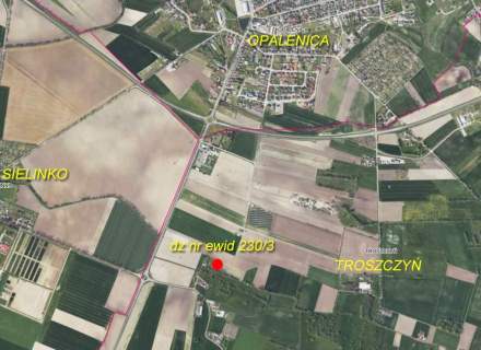 Działka budowlana 1308 m2 Troszczyn k. Opalenicy