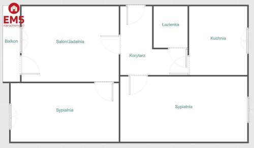 3-pokojowe mieszkanie na Antoniuku