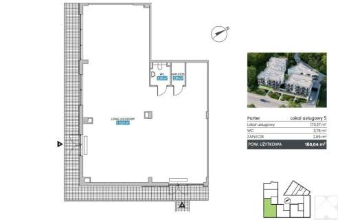 Ruczaj Lokal Usługowy Nowy Open Space 180,04 m2