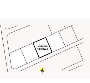 Atrakcyjna działka, 1000 m2 Grzędzice