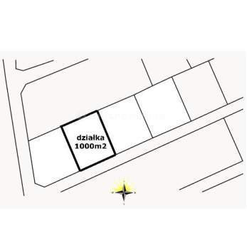 Atrakcyjna działka, 1000 m2 Grzędzice