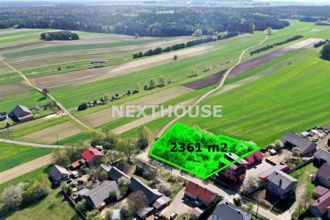 Piękna widokowa działka bud. 2361 m2 na Jurze K-CZ