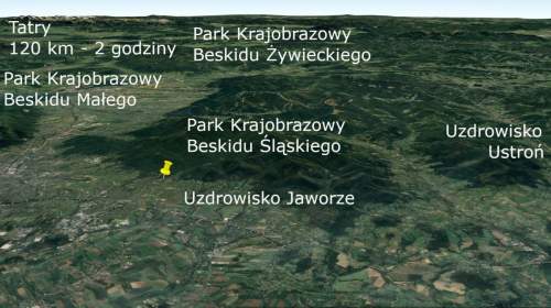Rezydencja z basenem na granicy Bielska i Jaworza