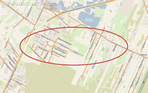 RADZYMIN, CIEMNE, 2,19 ha, budowlana,MPZP usługowa