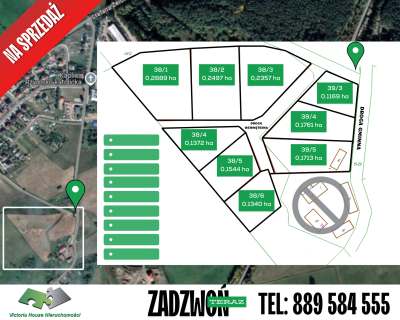 DZIAŁKI POD ZABUDOWĘ BLISKO MIASTA