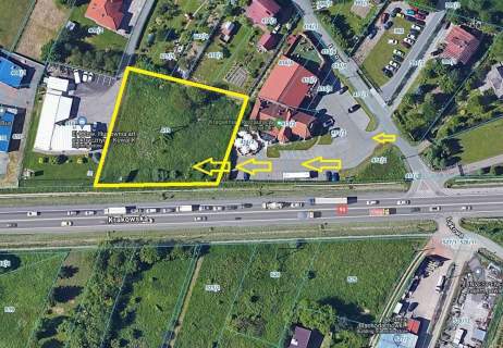 Działka usługowa 24ar przy DK94 obok McDonalds